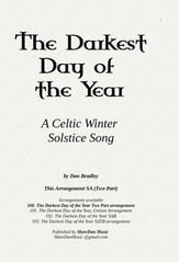 The Darkest Day of the Year SATB choral sheet music cover